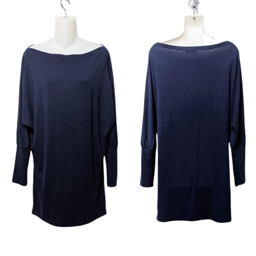 NWT C+D+M Boat Neck Long Sleeve Dress M